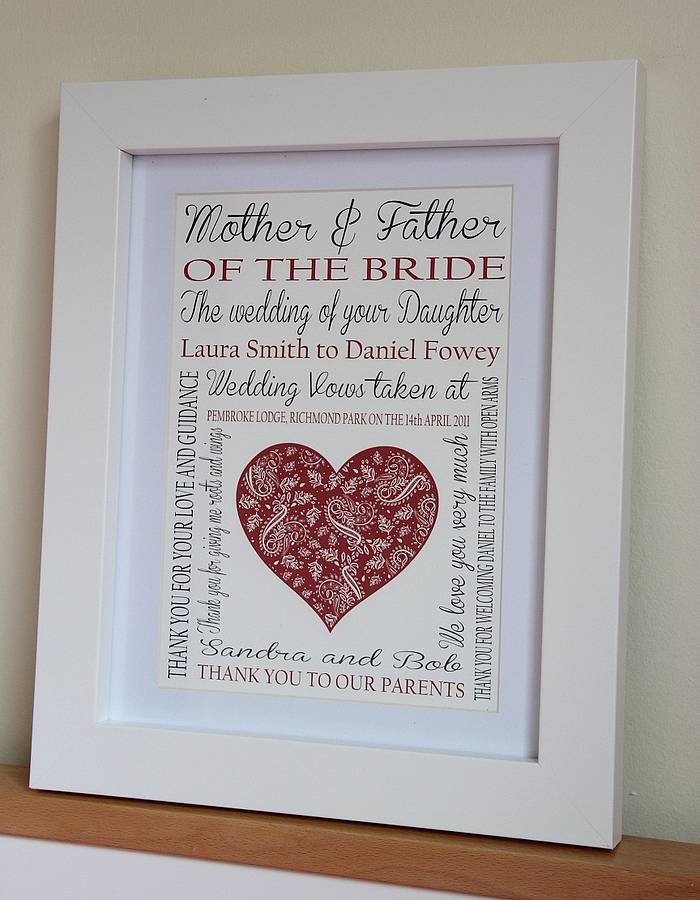 Mother Of The Bridegroom Wedding Print By Lisa Marie Designs 3692